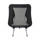 Pinguin Pocket Chair black/blue kempingová židle1