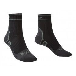 Bridgedale Storm Sock LW Ankle black nepromokave ponozky Merino unisex