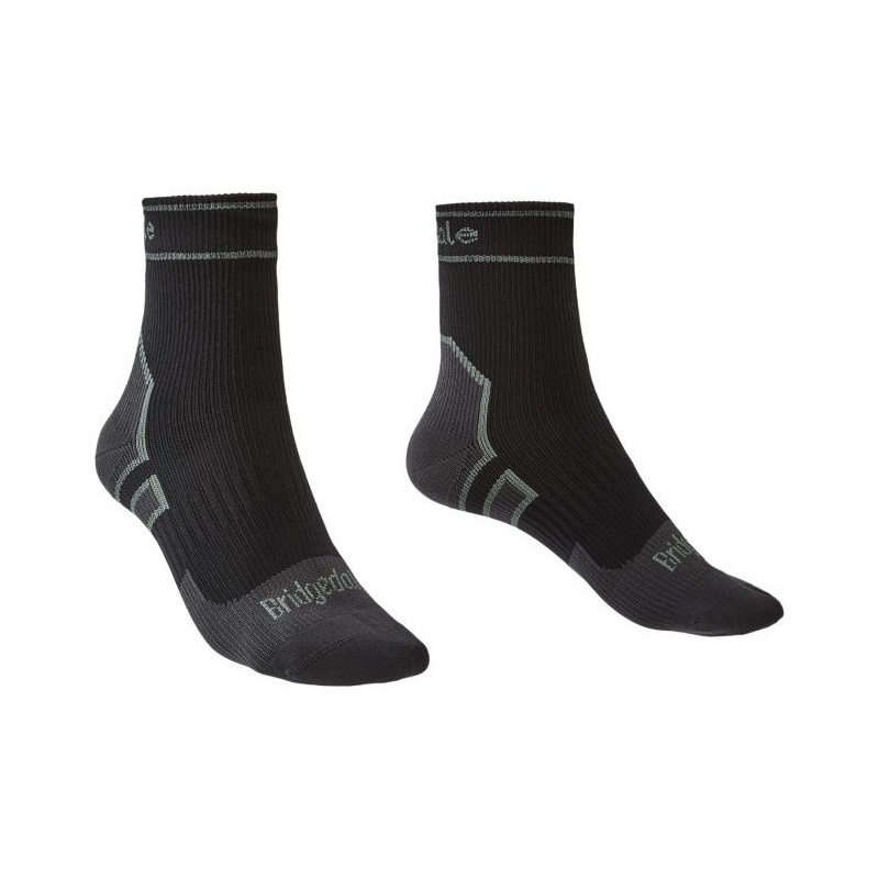 Bridgedale Storm Sock LW Ankle black nepromokave ponozky Merino unisex