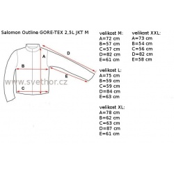 _Salomon Outline GORE-TEX 2,5L JKT M Sedona Sage C16063 panska nepromokava bunda zmereno