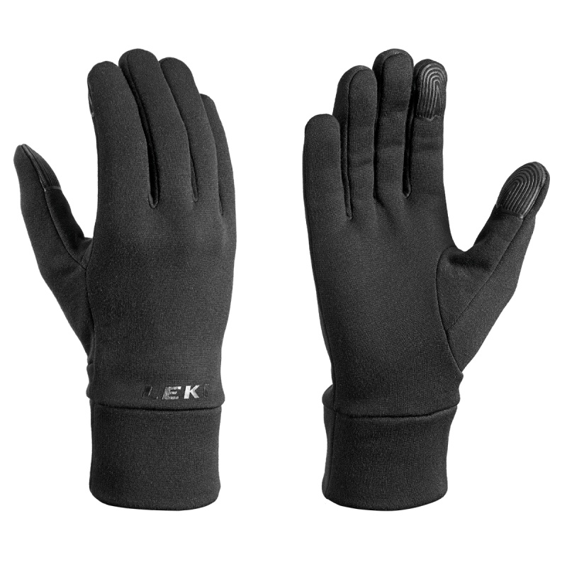 Leki Inner Glove MF Touch black unisex lehke tenke prodysne zateplovaci rukavice s dotykem