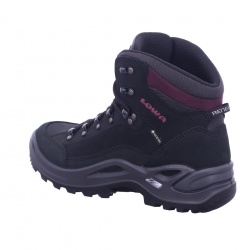 Lowa Renegade GTX Mid W black burgundy damske nepromokave kozene trekove boty2