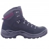 Lowa Renegade GTX Mid W black burgundy damske nepromokave kozene trekove boty5
