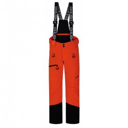 Husky Gilep K neonově oranžová dětské nepromokavé zimní rostoucí lyžařské kalhoty