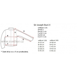 _Sir Joseph Buni II detska zimni perova bunda zmereno