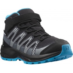 Salomon XA Pro V8 Mid CSWP K 413447 black monument detske vysi nepromokave trekove boty