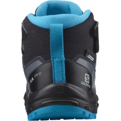 Salomon XA Pro V8 Mid CSWP K 413447 black monument detske vysi nepromokave trekove boty3
