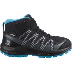 Salomon XA Pro V8 Mid CSWP K 413447 black monument detske vysi nepromokave trekove boty4