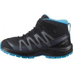 Salomon XA Pro V8 Mid CSWP K 413447 black monument detske vysi nepromokave trekove boty5