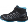 Salomon XA Pro V8 Mid CSWP K 413447 black monument detske vysi nepromokave trekove boty5