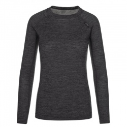 Kilpi Mavora Top-W tmave seda damske triko dlouhy rukav 100% Merino vlna