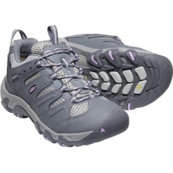 Keen Koven WP W steel grey african violet damske nizke nepromokave boty2
