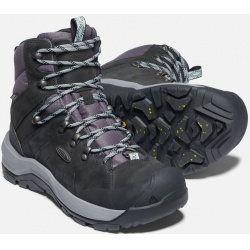 Keen Revel IV Mid Polar W black harbor gray damske zimni nepromokave boty5