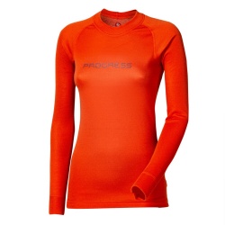 Progres DF NDRZ Print tm. merunka skorice damske funkcni triko dlouhy rukav