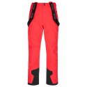 Kilpi Reddy-M červená pánské nepromokavé zimní lyžařské kalhoty 20000