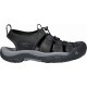 Keen Newport M black steel grey pánské kožené outdoorové sandály  (3)