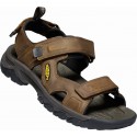 Keen Targhee III Open Toe Sandal M bison/mulch pánské kožené outdoorové sandály