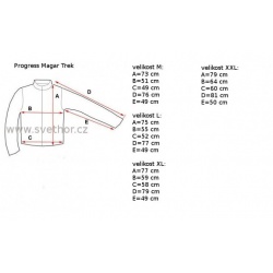 _Progres Magar Trek khaki panske triko dlouhy rukav 100 % merino vlna ZMerENO